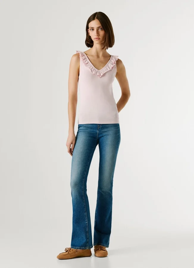 V-Neck Ribbed Top V-Neck Ribbed Top