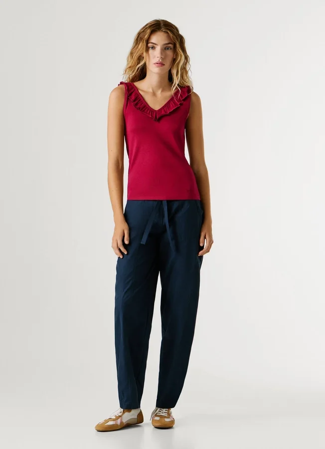 V-Neck Ribbed Top V-Neck Ribbed Top