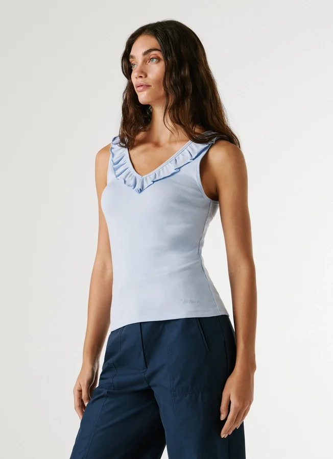 V-Neck Ribbed Top V-Neck Ribbed Top