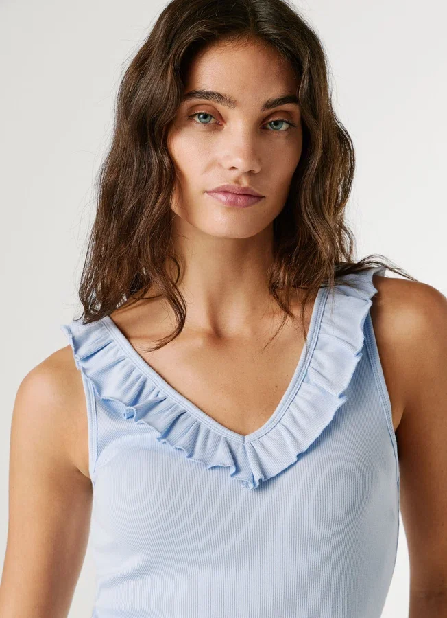 V-Neck Ribbed Top V-Neck Ribbed Top