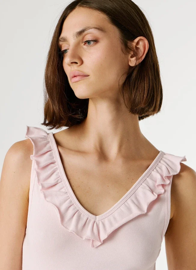 V-Neck Ribbed Top V-Neck Ribbed Top