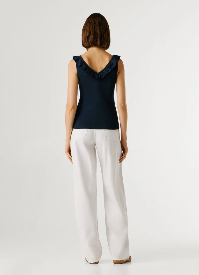 V-Neck Ribbed Top V-Neck Ribbed Top