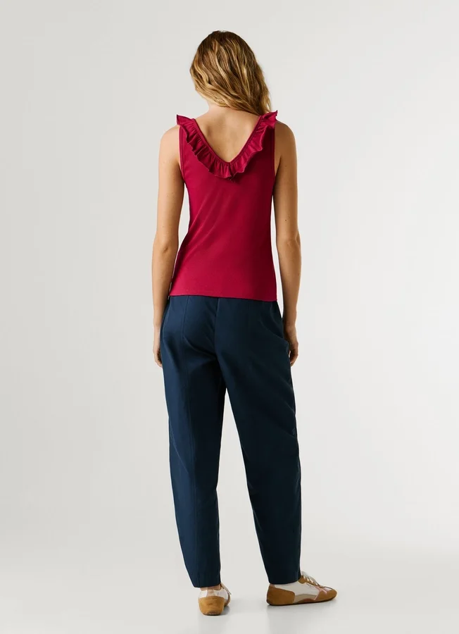 V-Neck Ribbed Top V-Neck Ribbed Top