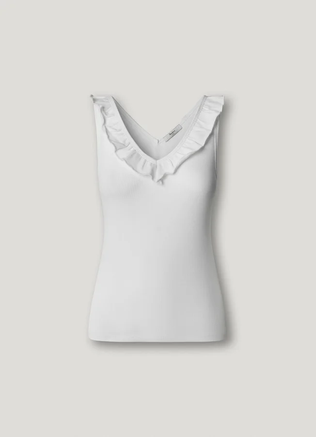 V-Neck Ribbed Top V-Neck Ribbed Top