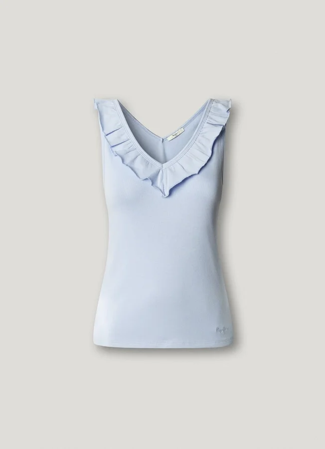 V-Neck Ribbed Top V-Neck Ribbed Top