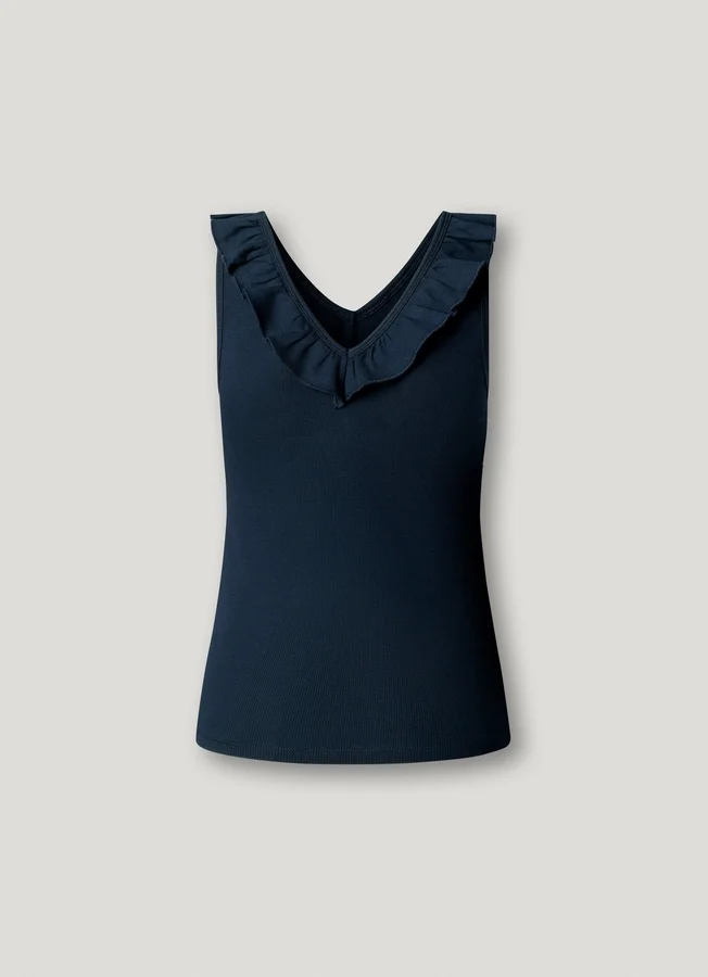 V-Neck Ribbed Top V-Neck Ribbed Top