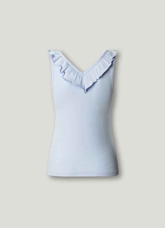 V-Neck Ribbed Top V-Neck Ribbed Top