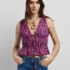 V-Neck Sleeveless Top V-Neck Sleeveless Top