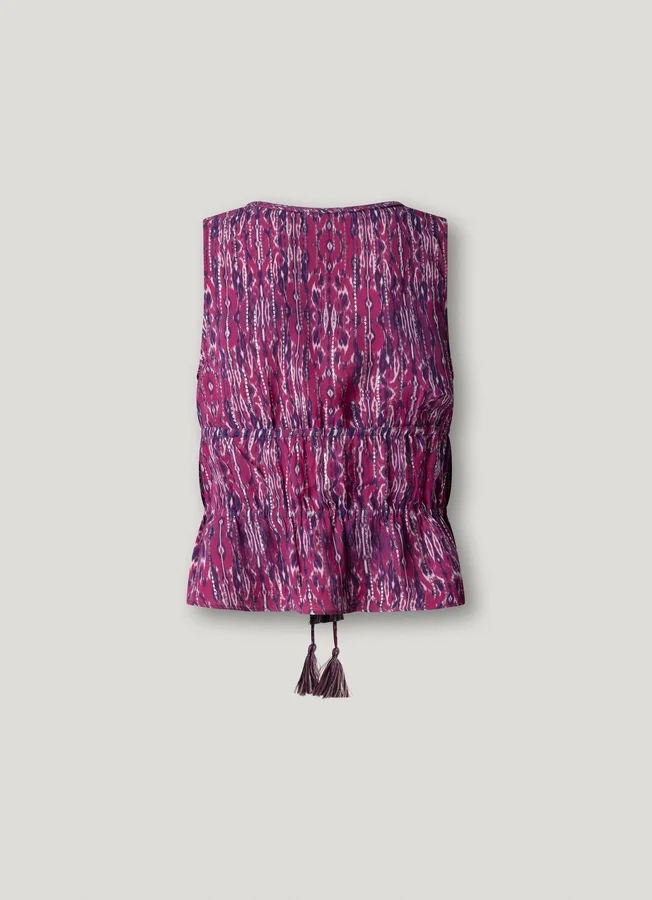 V-Neck Sleeveless Top V-Neck Sleeveless Top