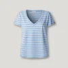 V-Neck Striped T-Shirt
