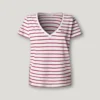 V-Neck Striped T-Shirt