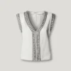 V-Neck T-Shirt with Studs V-Neck T-Shirt with Studs