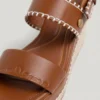 Wedge Sandals with Buckle Closure