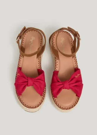 Wedge Sandals with Cross Straps