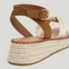 Wedge Sandals with Cross Straps