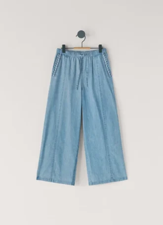 Wide Denim Trousers