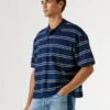 Wide Fit Striped Polo