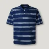 Wide Fit Striped Polo