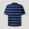 Wide Fit Striped Polo