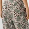 Wide Leg Floral Print Trousers