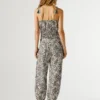 Wide Leg Floral Print Trousers