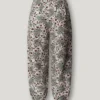 Wide Leg Floral Print Trousers