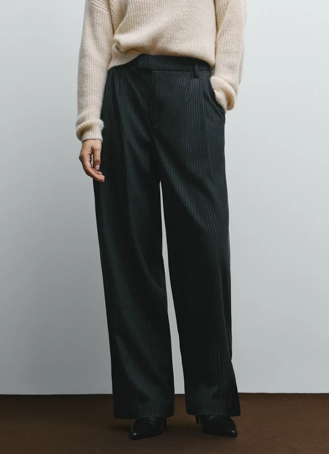 Wide Striped Trousers Wide Striped Trousers