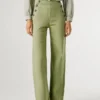 Wide Trousers with Front Buttons Wide Trousers with Front Buttons