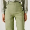 Wide Trousers with Front Buttons Wide Trousers with Front Buttons