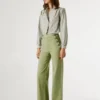 Wide Trousers with Front Buttons Wide Trousers with Front Buttons