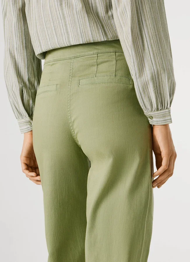 Wide Trousers with Front Buttons Wide Trousers with Front Buttons