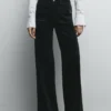 Wide Velvet Trousers