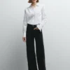 Wide Velvet Trousers