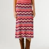 Zigzag Striped Maxi Skirt Zigzag Striped Maxi Skirt